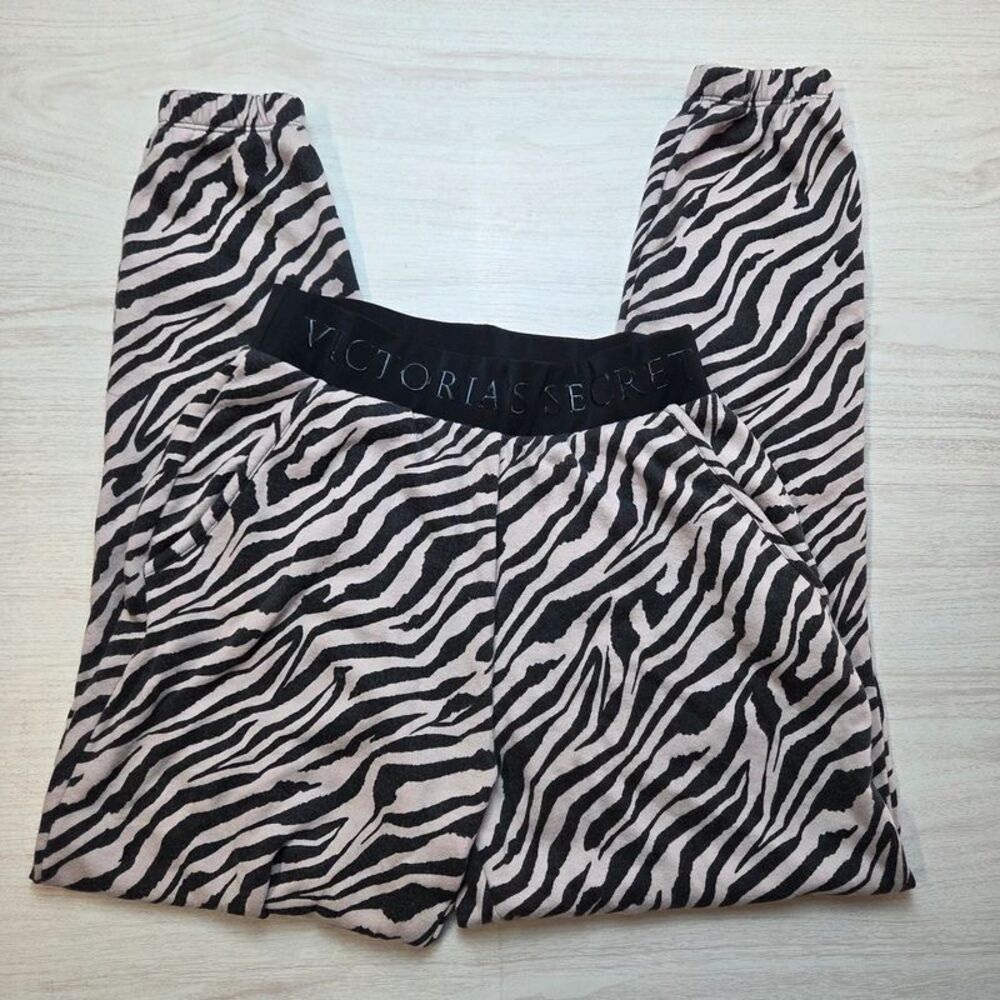 Victoria's Secret Zebra Print Joggers Sweatpants Size XS